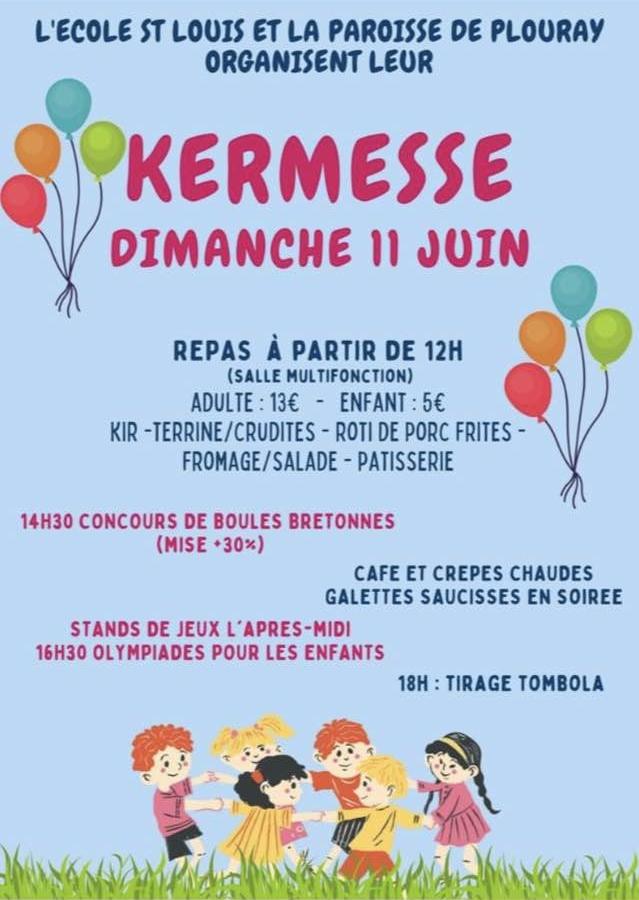 Kermesse de l'école Saint Louis Plouray